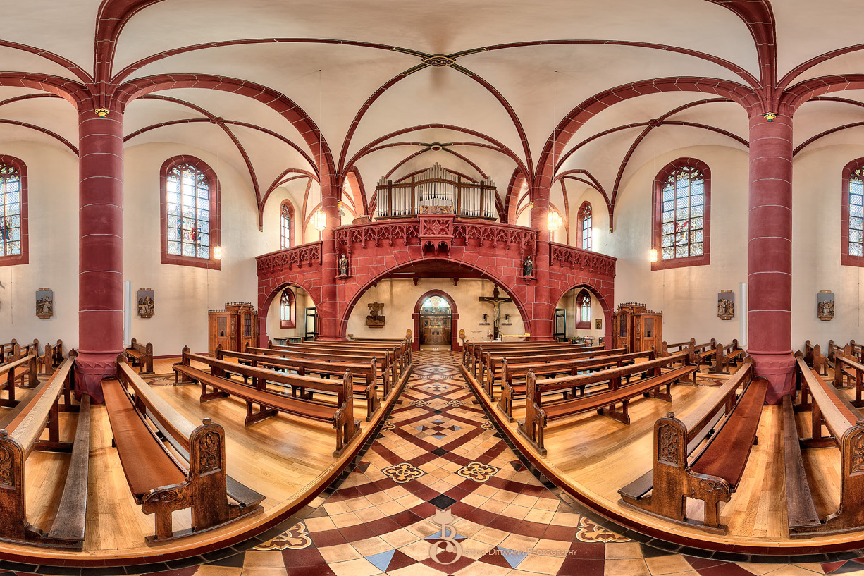 Mehr über den Artikel erfahren 360 Grad Panoramafotografie „St. Andreas“ Homburg Saar