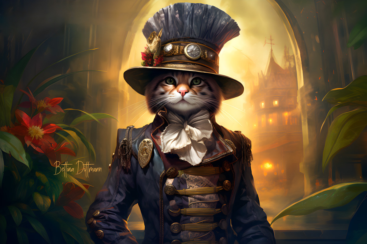 Bengal Katze - Steampunk