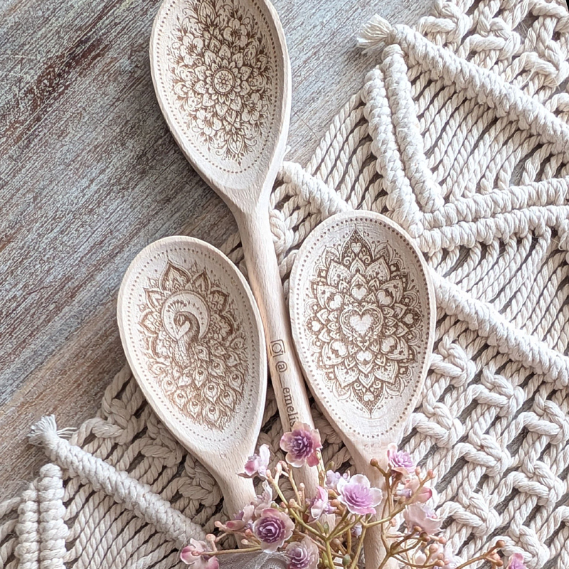 Kochlöffel Mandala Design